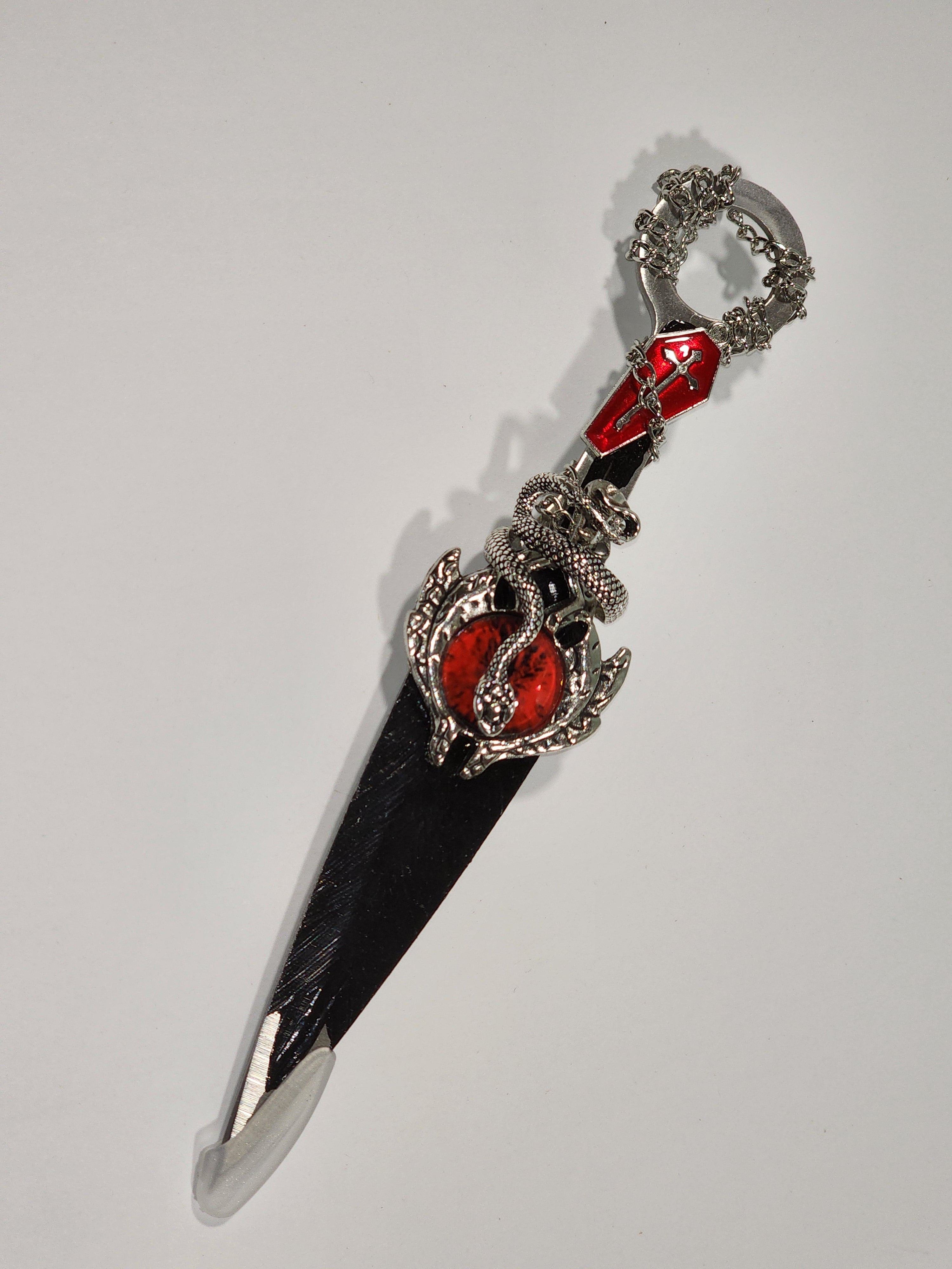 Black & Red Athame Dagger