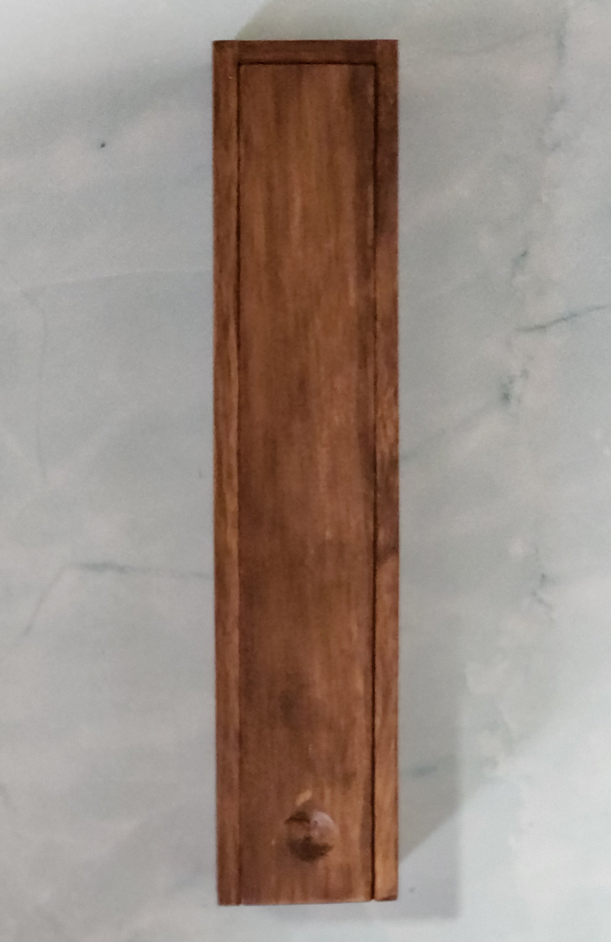 Wood Incense Box - Brown Finish