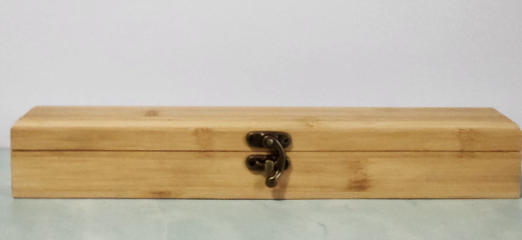 Premium Bamboo Incense Box With Retro Latch