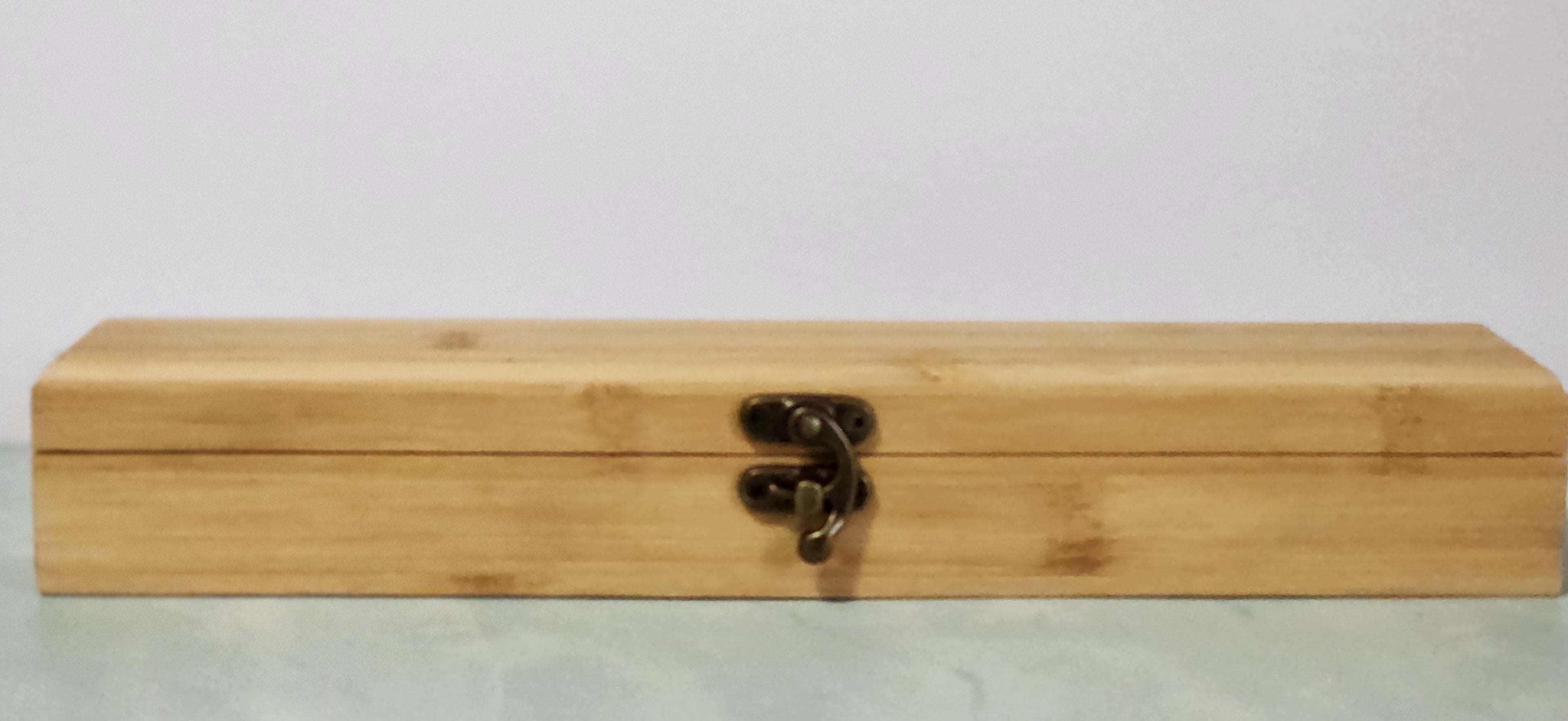 Premium Bamboo Incense Box With Retro Latch