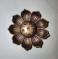 Bronze Lotus Flower Incense Holder