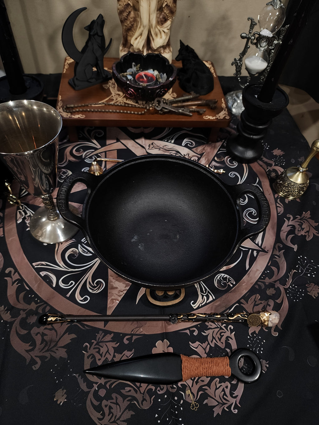 Cast Iron Cauldron 7.5 inches