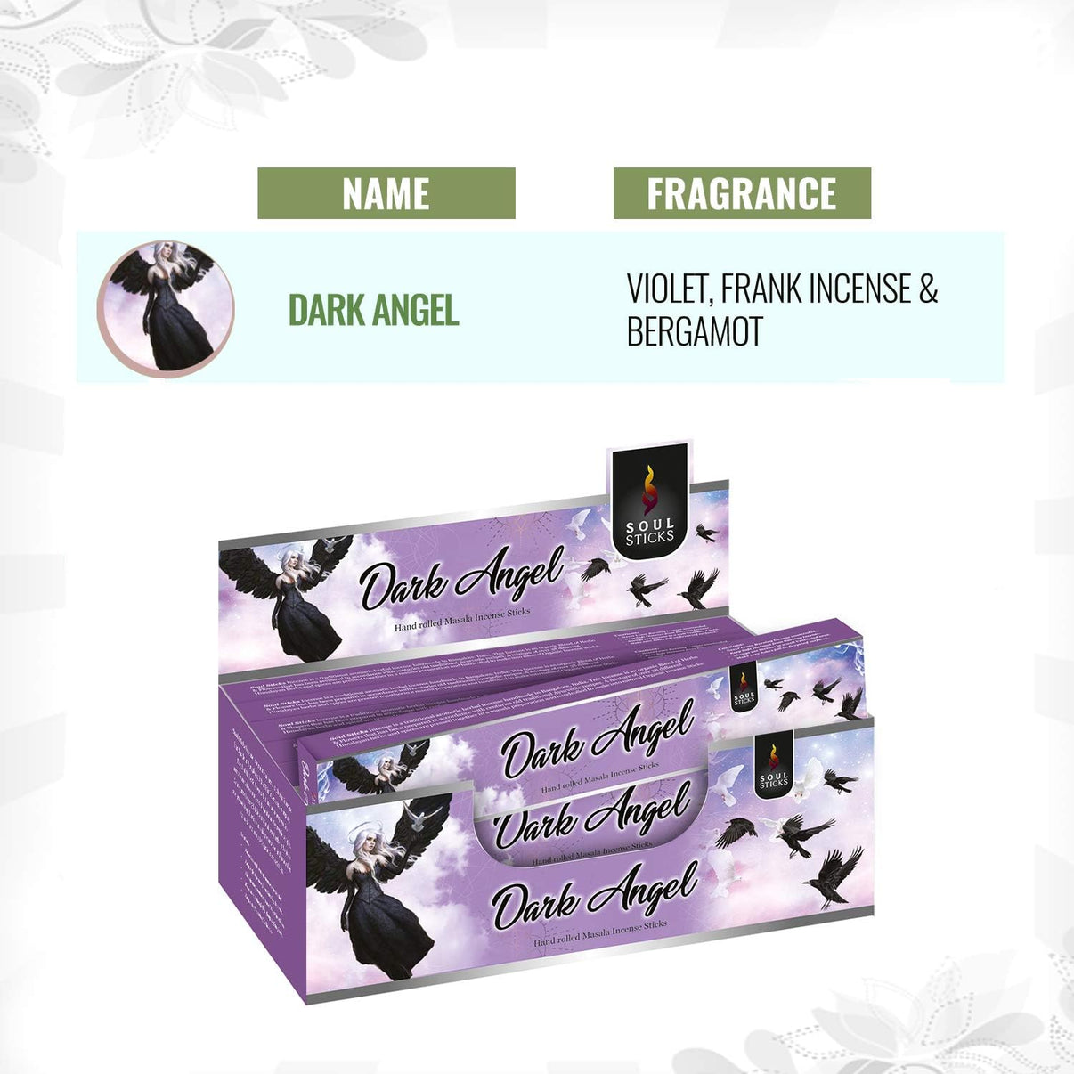 Soul Sticks Dark Angel Incense Sticks