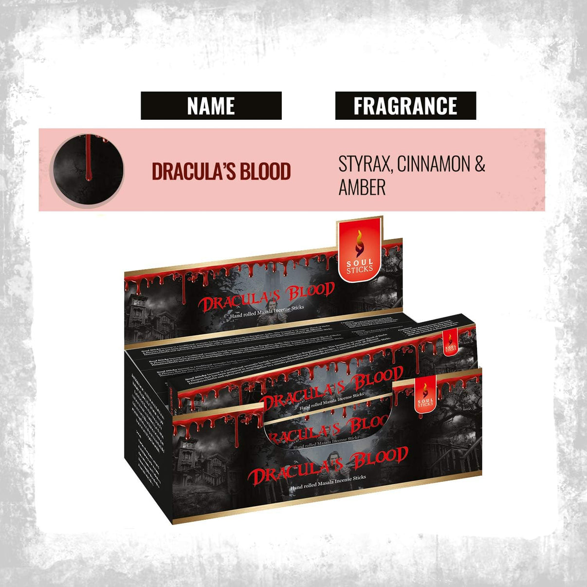 Soul Sticks Dracula's Blood Incense Sticks