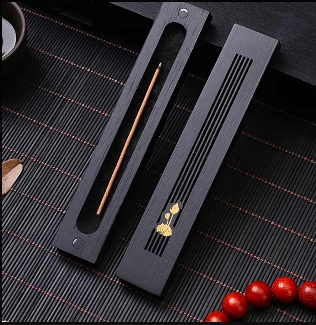 Bamboo Incense Box - Portable Size