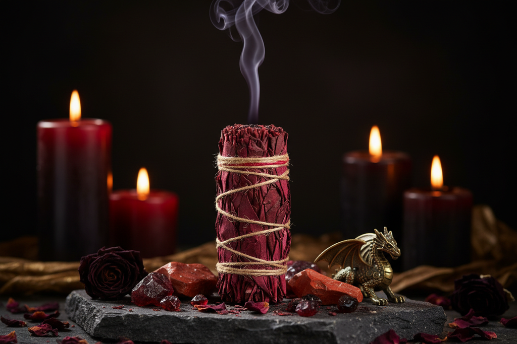 Dragonsblood Sage Smudge Stick