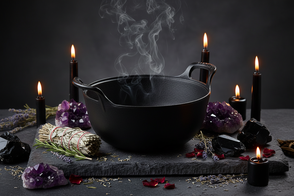 Cast Iron Cauldron 7.5 inches